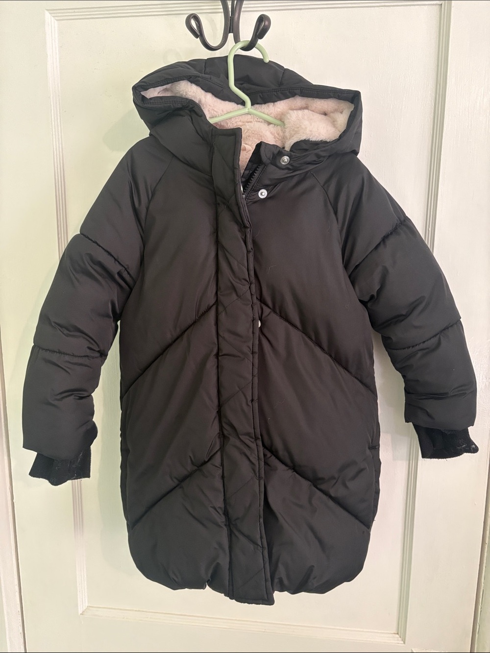 GAP Black Hooded Puffer Coat for Kids